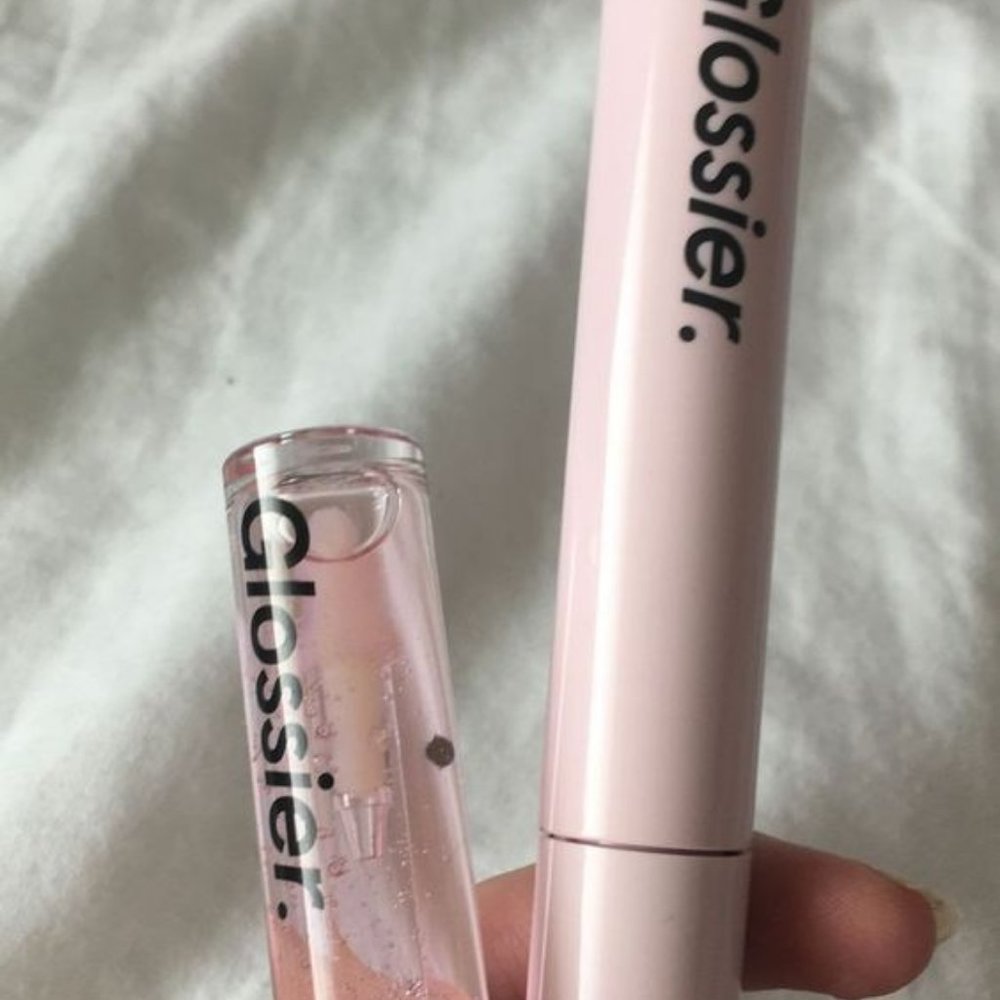 Mascara and lip gloss